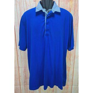 Ralph Lauren Polo Golf Mens XL Blue Vintage Lisle Polo